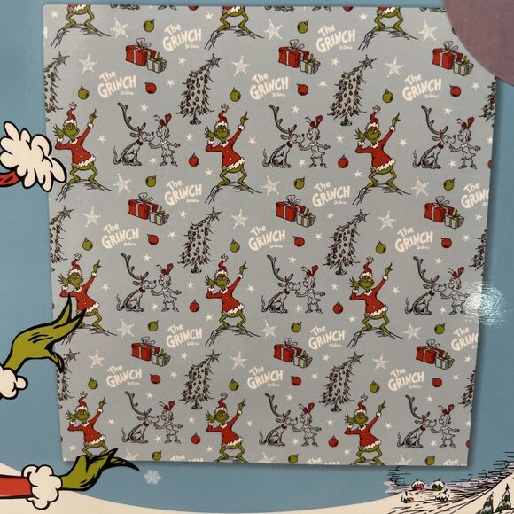 GRINCH & MAX dog Queen Full 90x90” Plush Blanket CHRISTMAS TREE Throw Print NEW - Picture 2 of 8